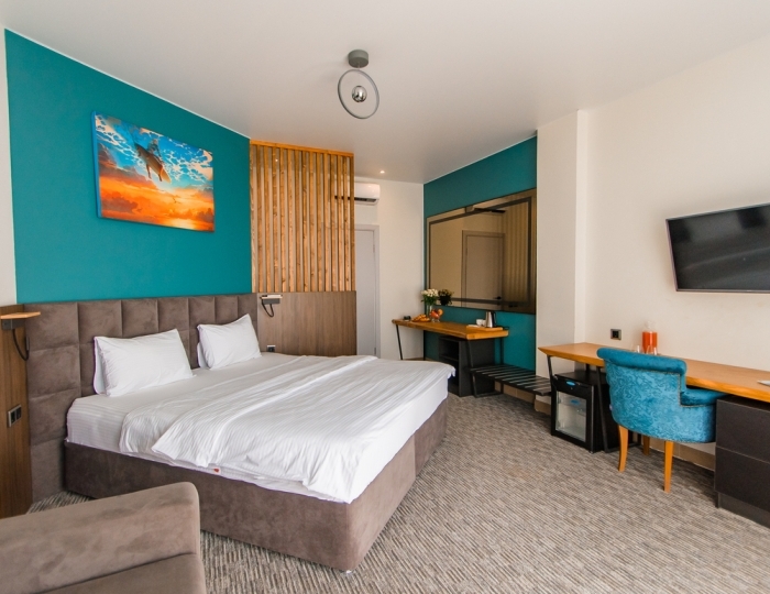 Делюкс 2-местный 1-комнатный с видом на море - Отель Aquamarine Family Club / Аквамарин Фэмили Клаб Абхазия