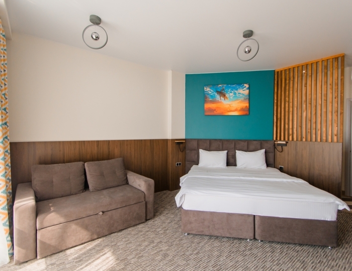 Делюкс 2-местный 1-комнатный с видом на море - Отель Aquamarine Family Club / Аквамарин Фэмили Клаб Абхазия