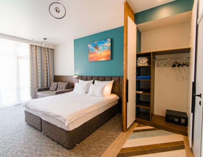 Семейный 2-местный с балконом - Отель Aquamarine Family Club / Аквамарин Фэмили Клаб Абхазия