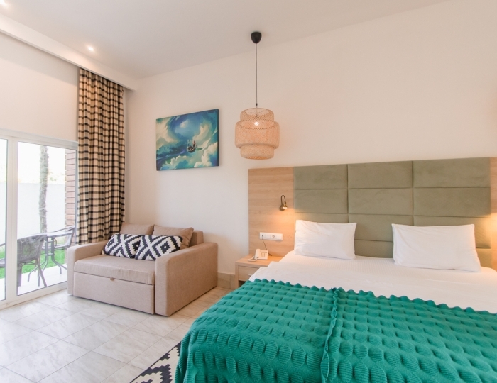 Семейный 2-местный с террасой - Отель Aquamarine Family Club / Аквамарин Фэмили Клаб Абхазия